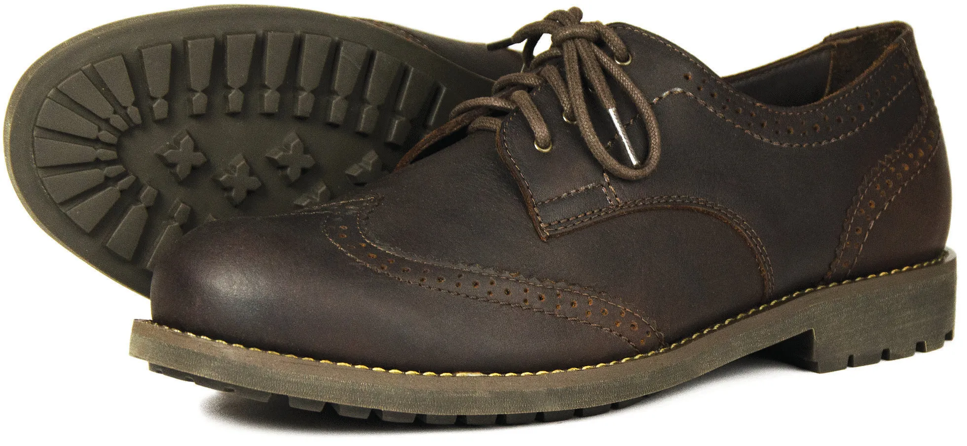 Orca Bay Mens Country Brogue Walking Shoes