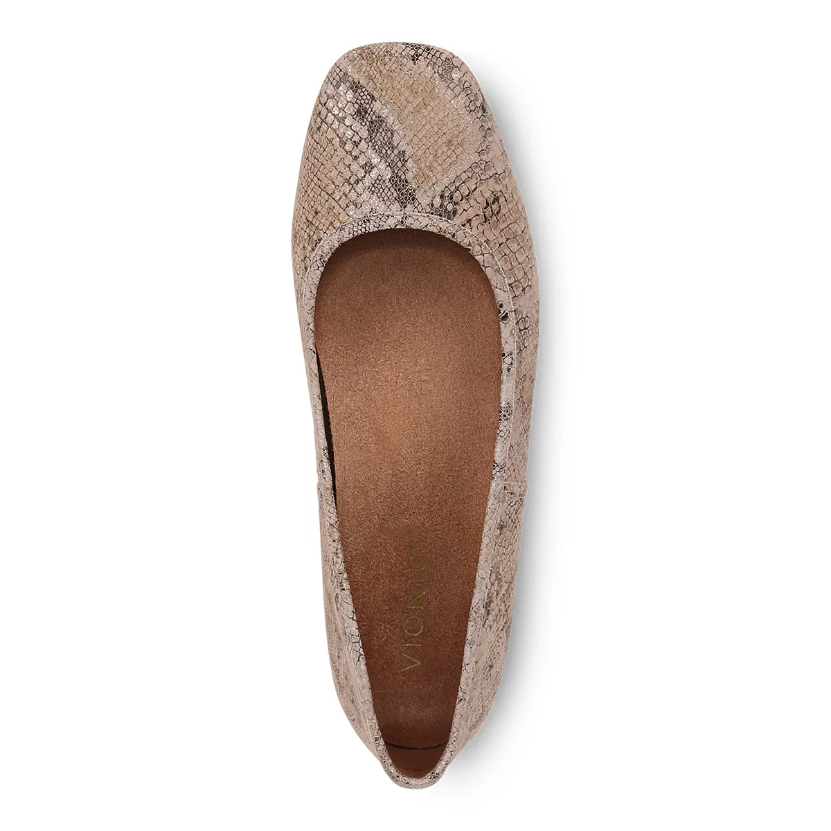 Orinda Square Toe Ballet Flat (Wide)