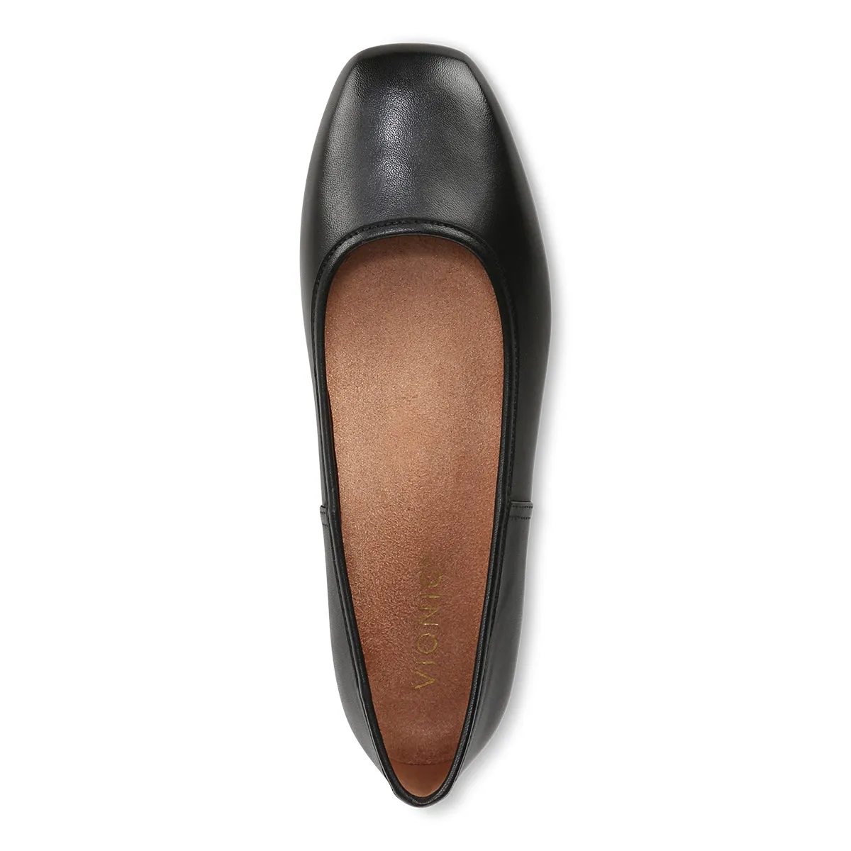 Orinda Square Toe Ballet Flat (Wide)