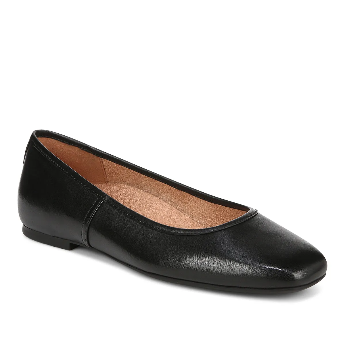 Orinda Square Toe Ballet Flat (Wide)