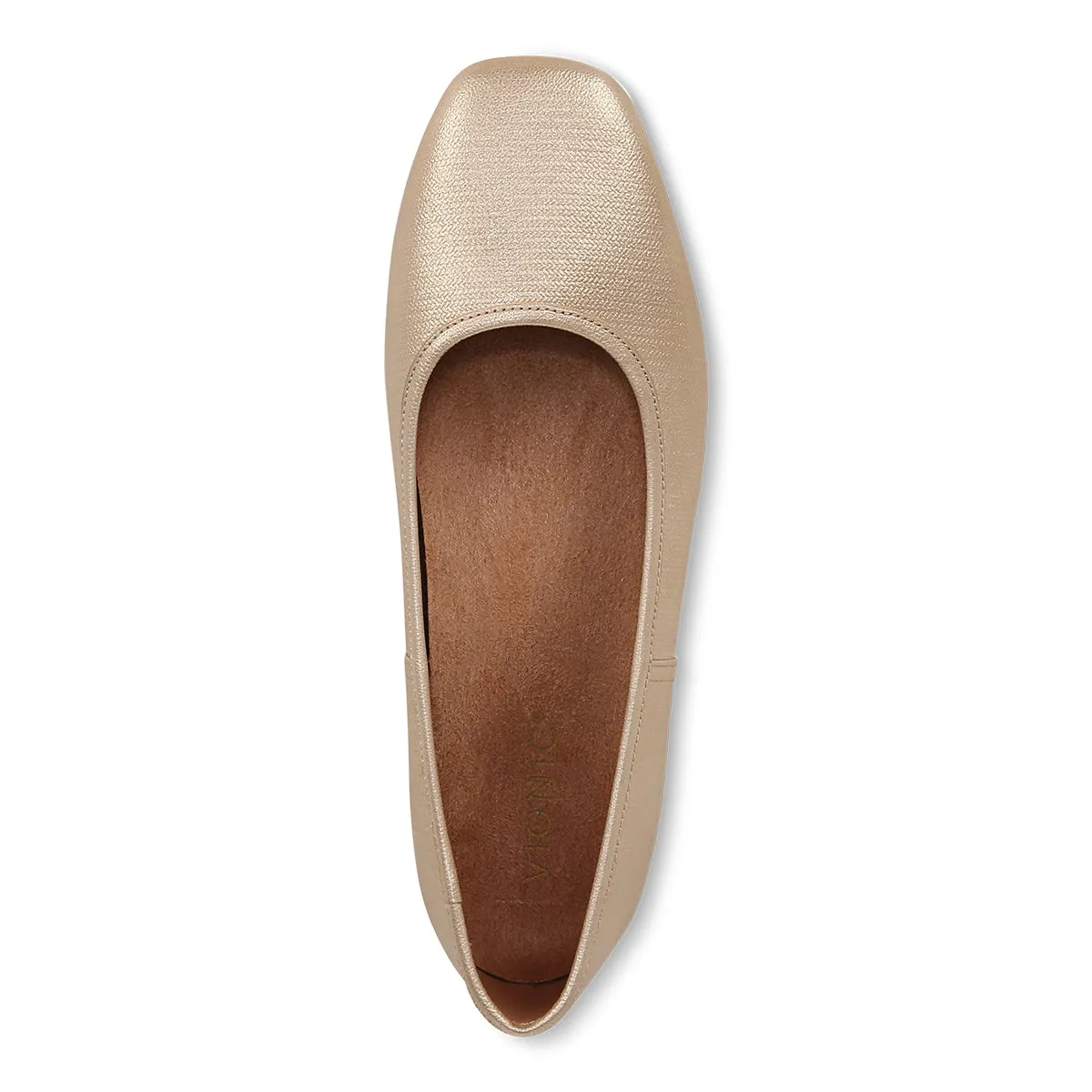 Orinda Square Toe Ballet Flat (Wide)