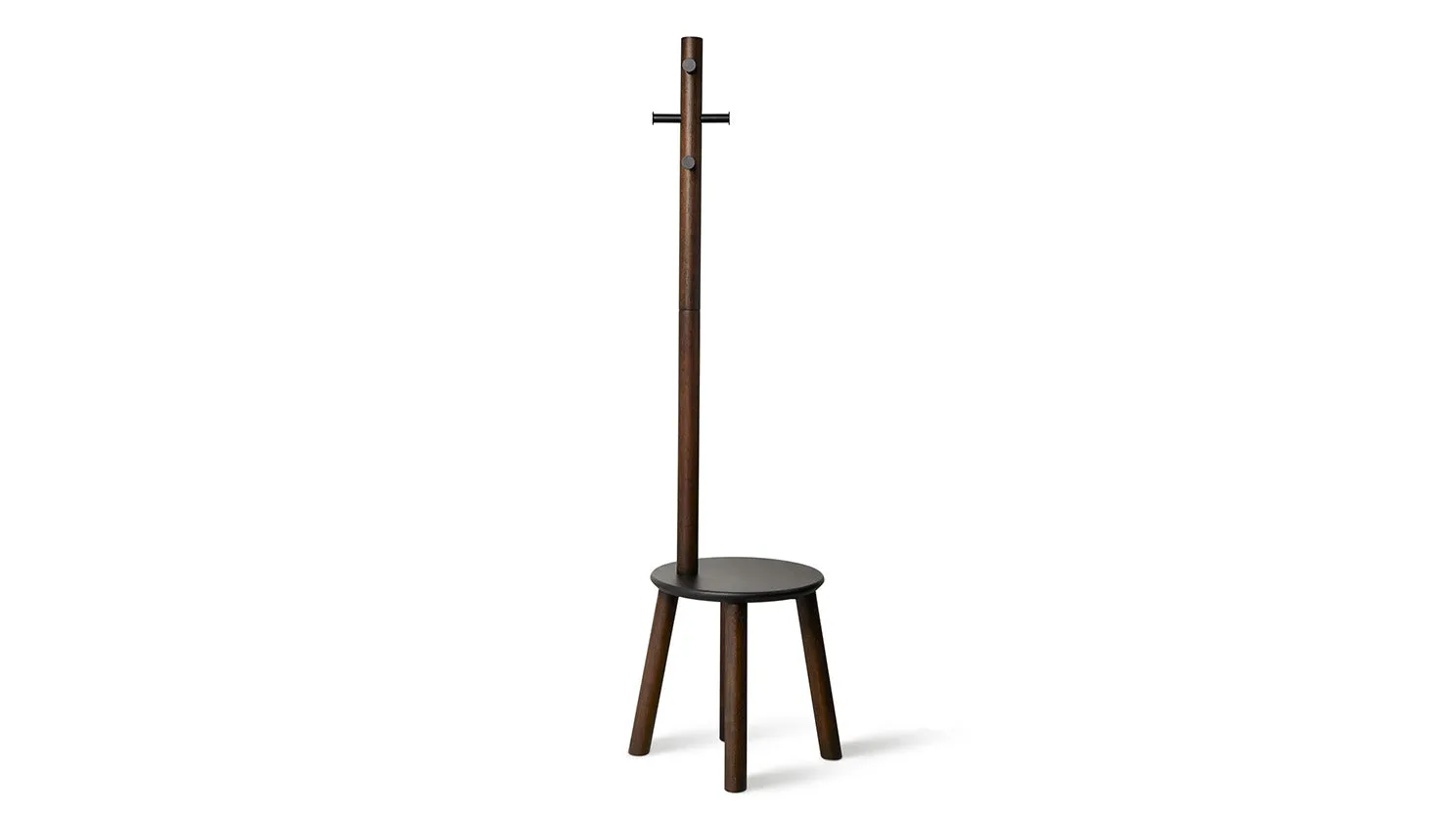 pillar stool/coat rack