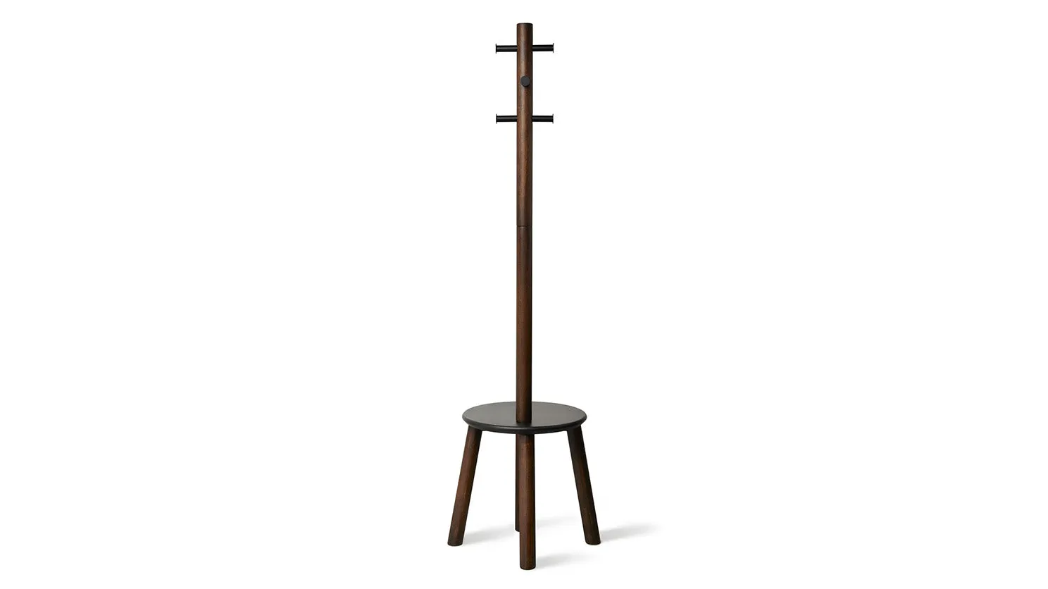 pillar stool/coat rack