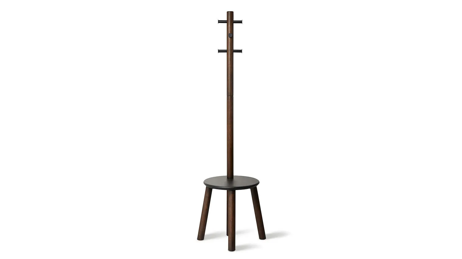 pillar stool/coat rack