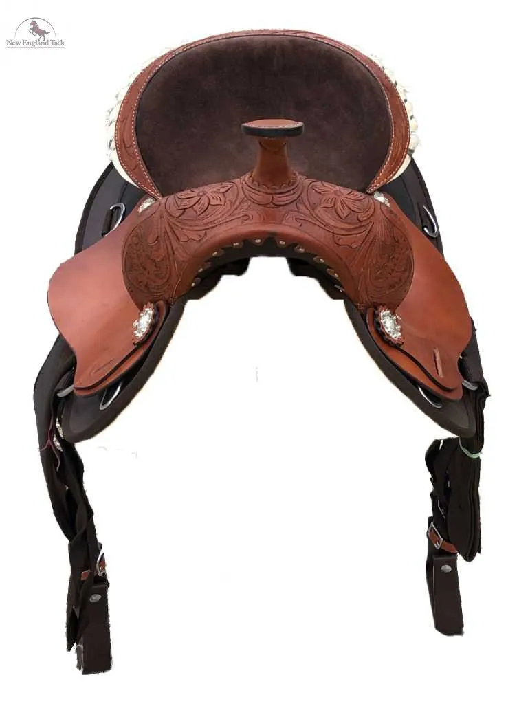 Resistance Suede Seat Pleasure Trail Western Saddle