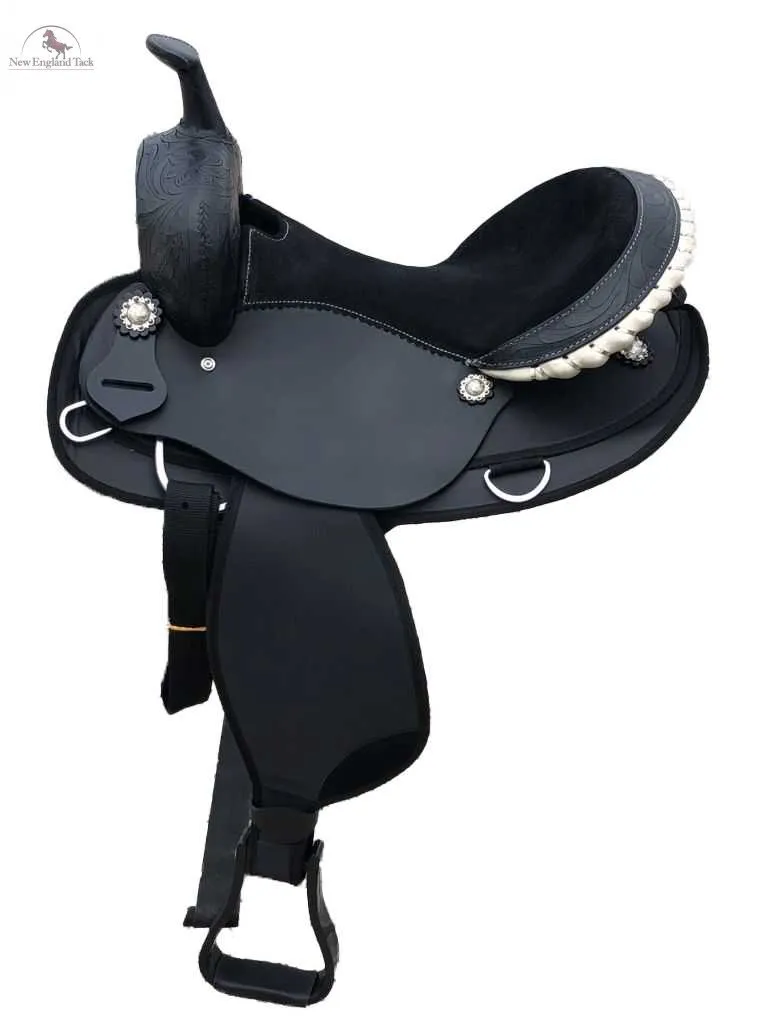 Resistance Suede Seat Pleasure Trail Western Saddle