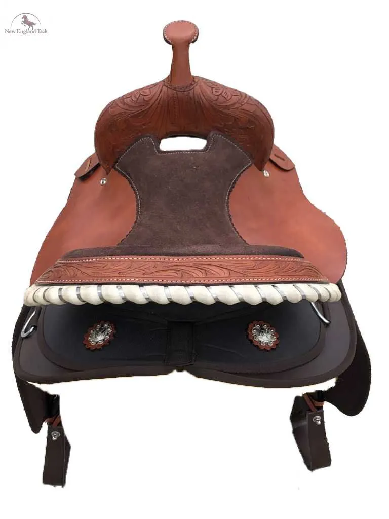 Resistance Suede Seat Pleasure Trail Western Saddle