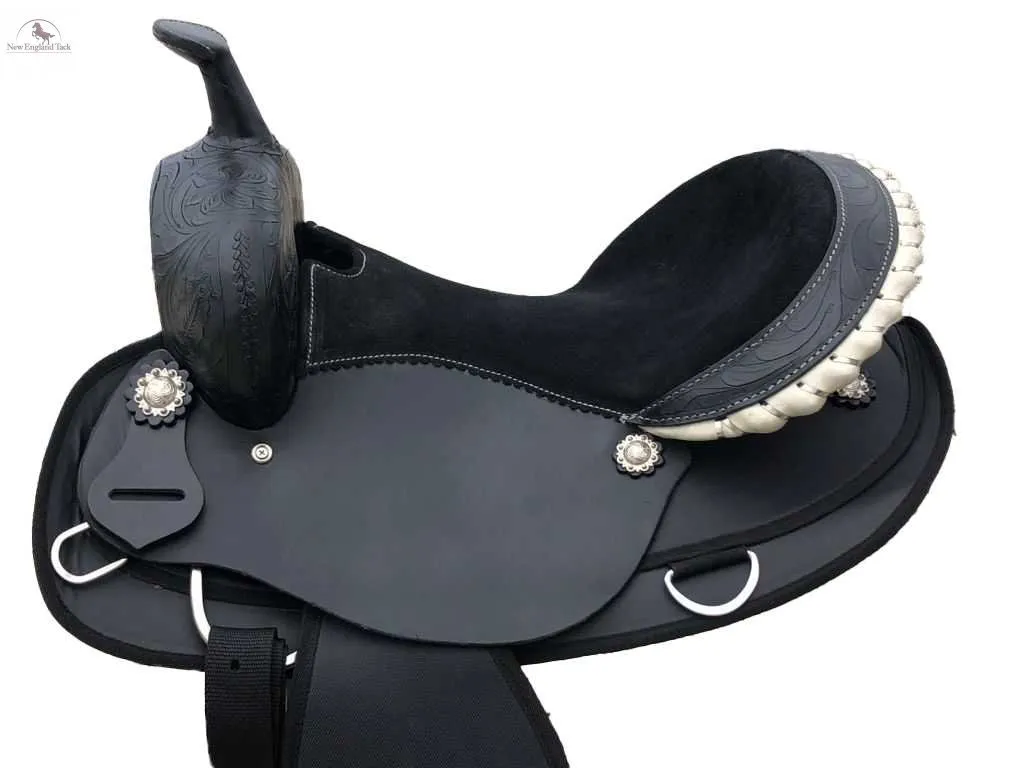 Resistance Suede Seat Pleasure Trail Western Saddle