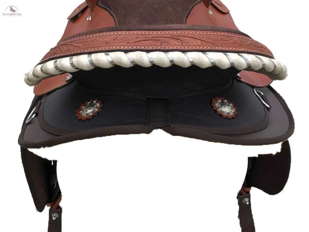 Resistance Suede Seat Pleasure Trail Western Saddle