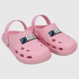 Rider Girls' Pink Clogs Slippers