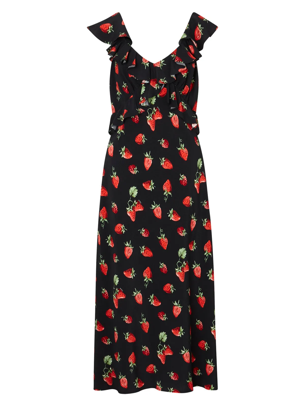 Rosemary Berry Print Midi Dress