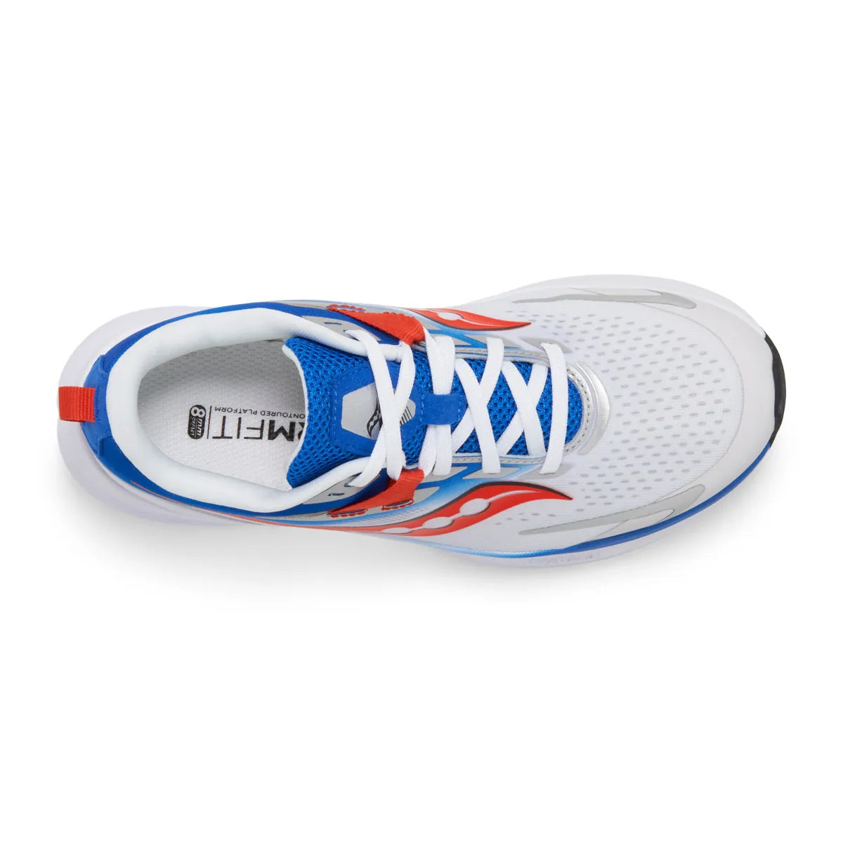 Saucony Ride 15 Junior | Grey/blue/red