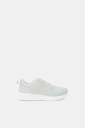 Senior Girls Grey Mesh Trainer