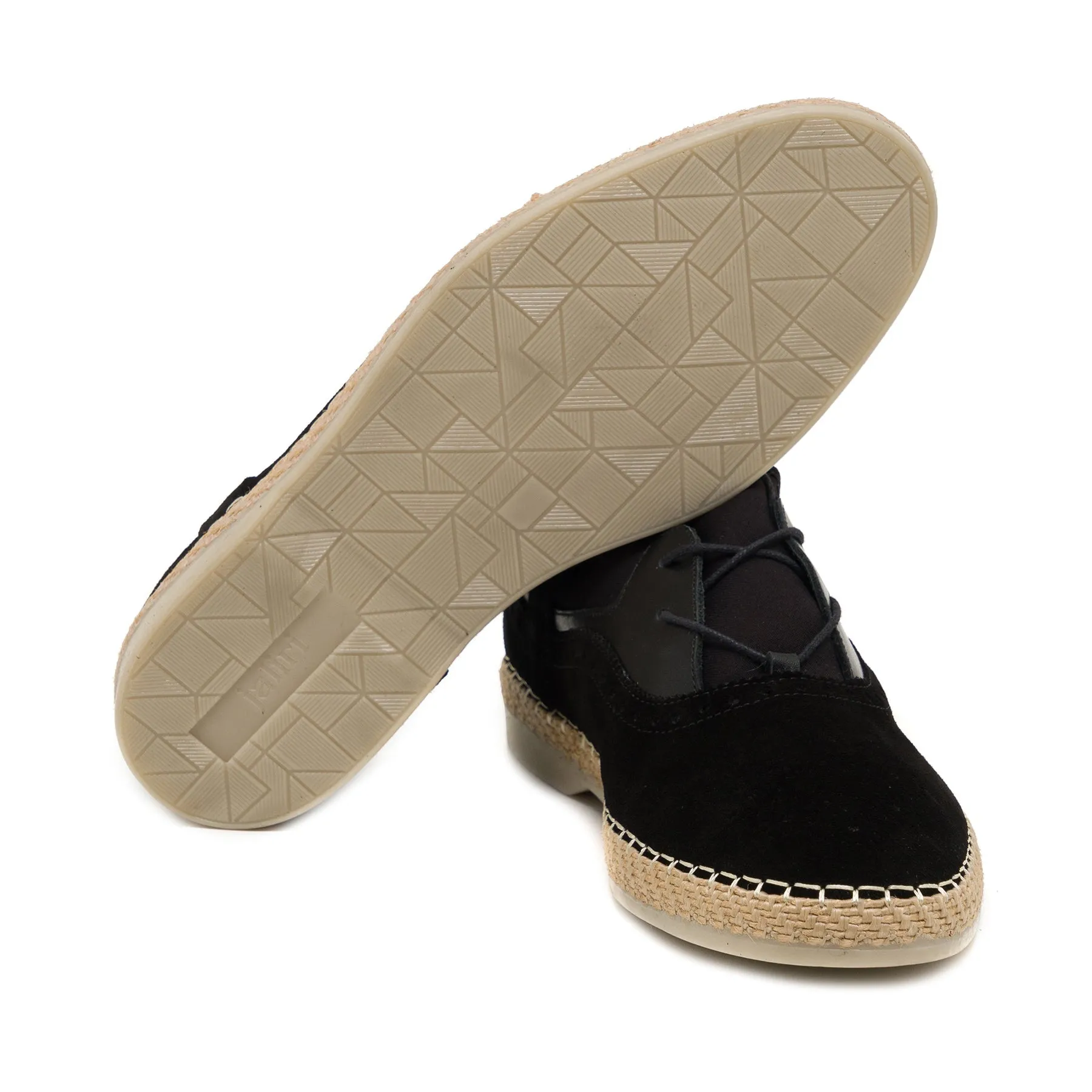 Silas Black Suede Espadrille