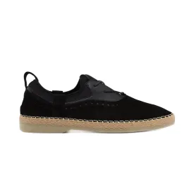 Silas Black Suede Espadrille