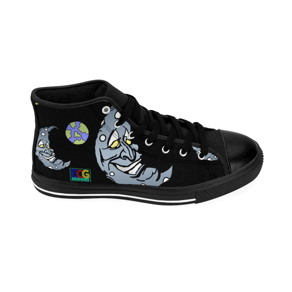 Silver Moon Women's High-top Sneakers