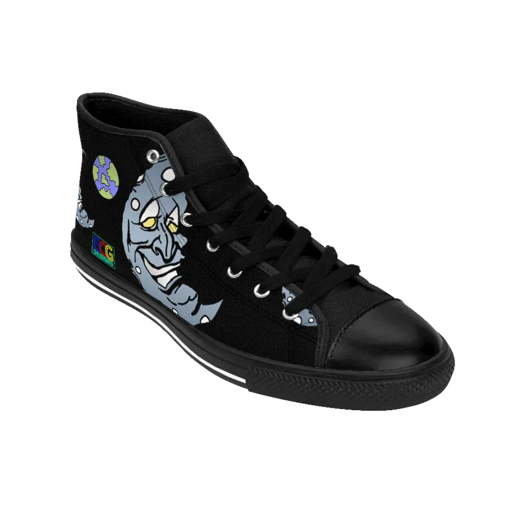 Silver Moon Women's High-top Sneakers