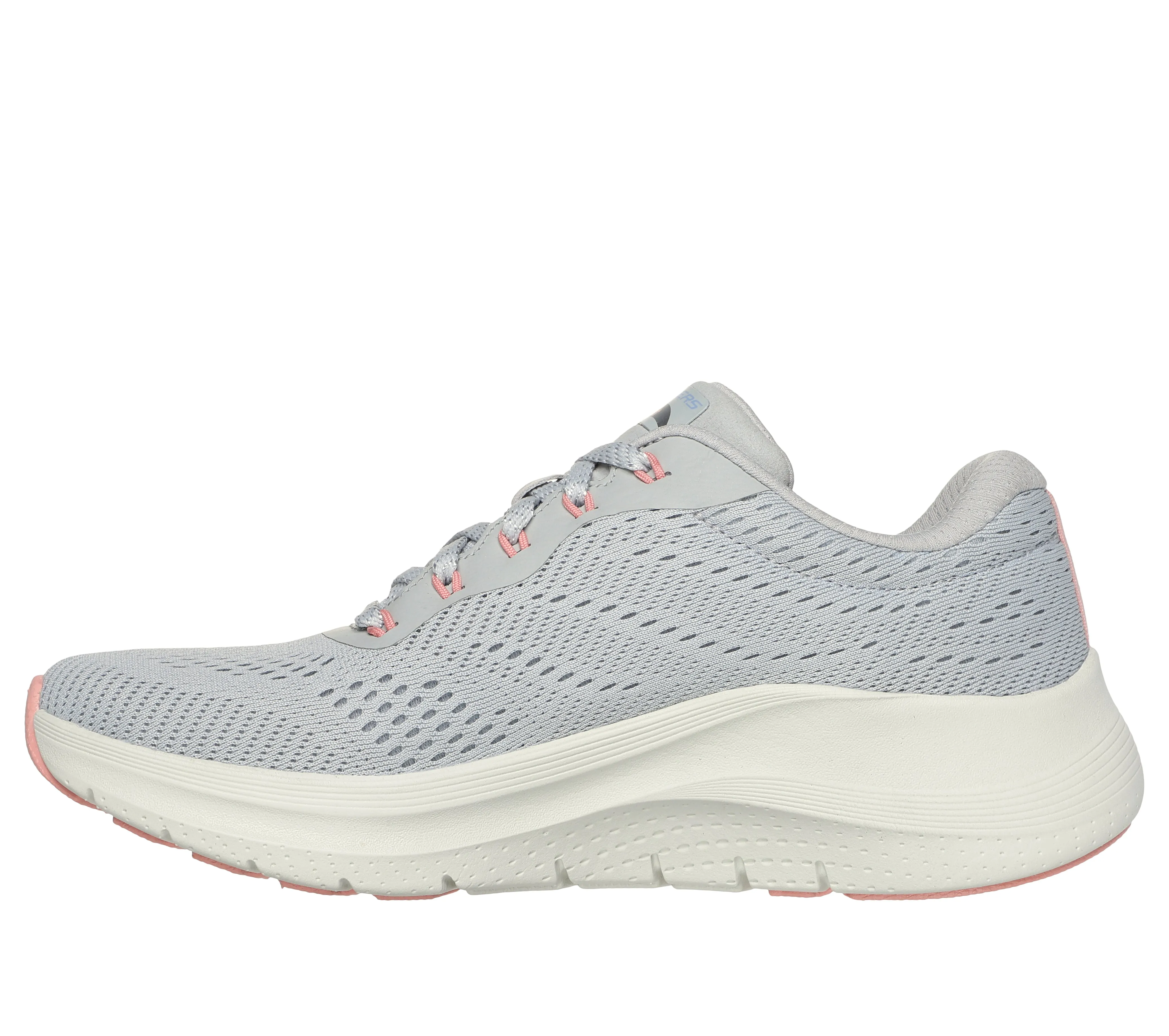 Skechers Arch Fit Big League Womens Light Grey Multi Trainer