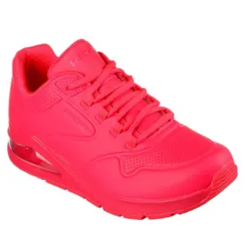 Skechers Uno 2  Great Kolor Neon Coral Trainer ON CLEARANCE