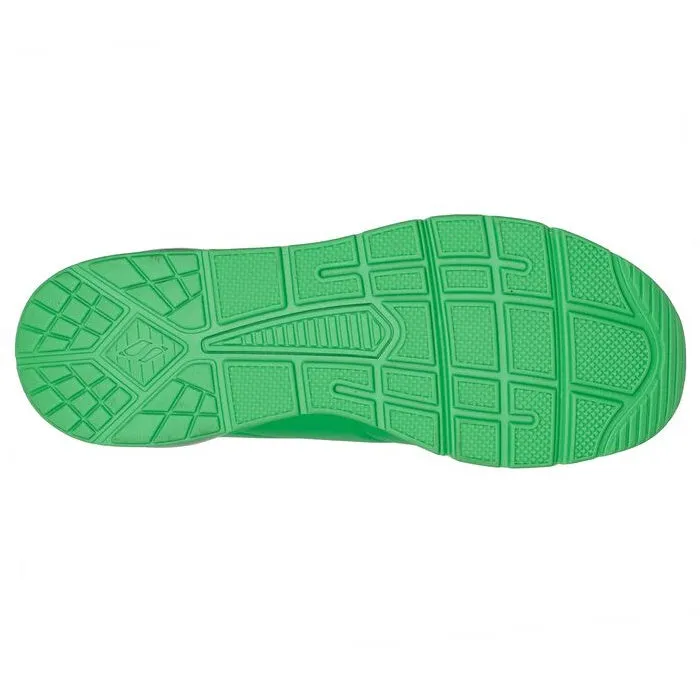 Skechers Uno 2 Great Kolor Neon Lime Trainer