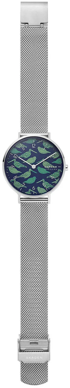 SKG Watch Aaren Birds Blue Green Unisex