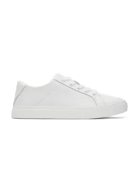 Toms Kameron Lace Up White Leather