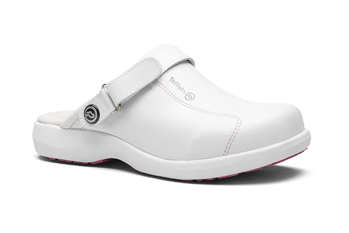 UltraLite Clog White with Pink Sole (without vents)