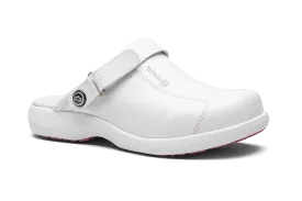 UltraLite Clog White with Pink Sole (without vents)