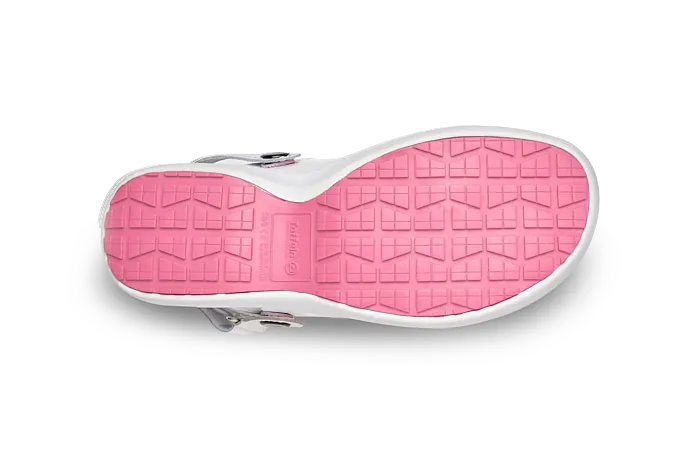 UltraLite Clog White with Pink Sole (without vents)