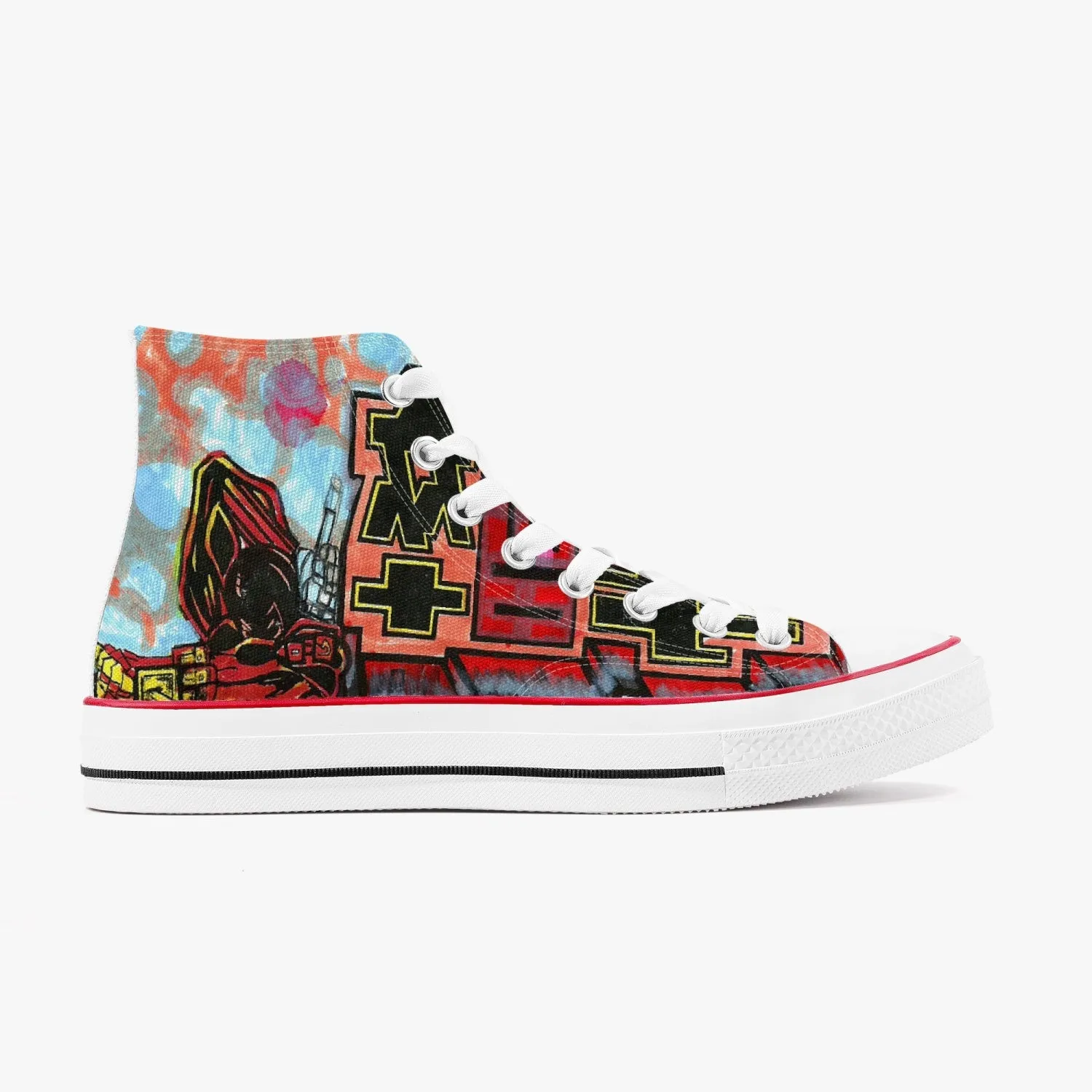 Urban High-Top Canvas Shoes