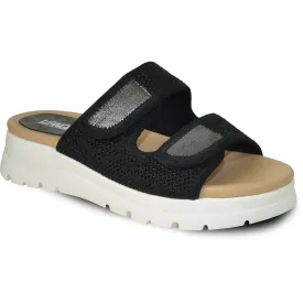 VANGELO Women Sandal LANA Comfort Wedge Sandal Black