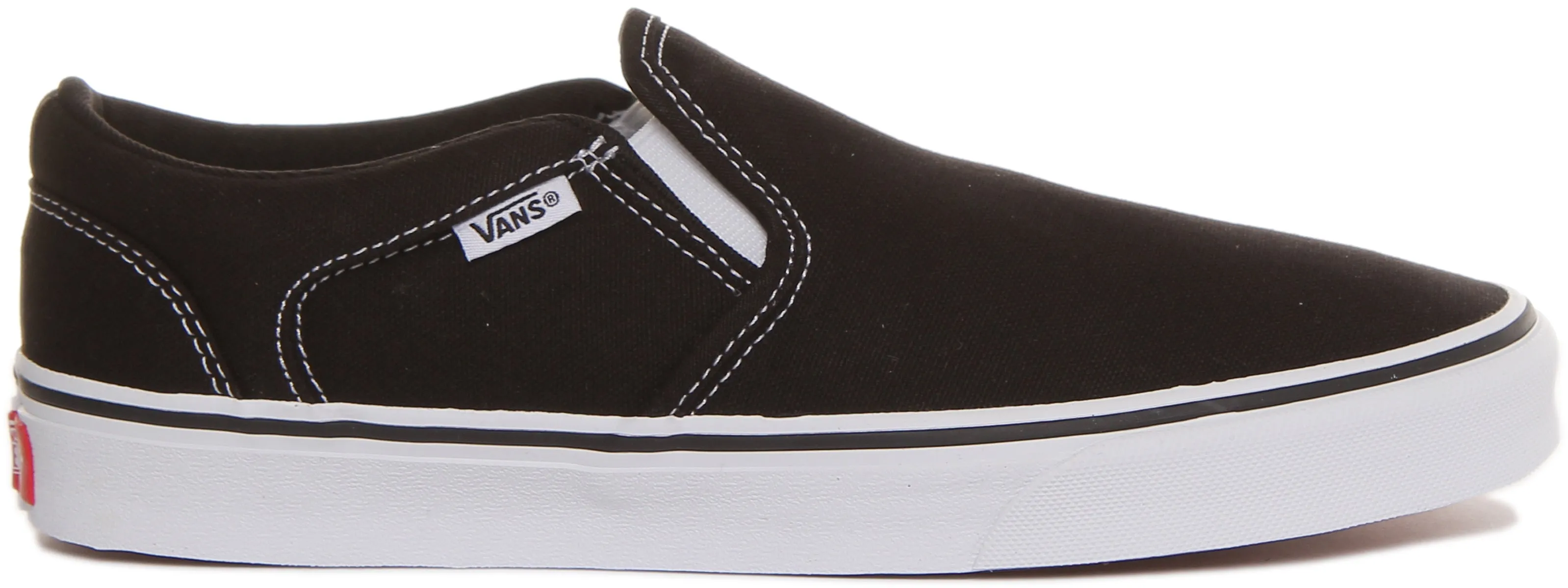 Vans Asher In Black White For Men