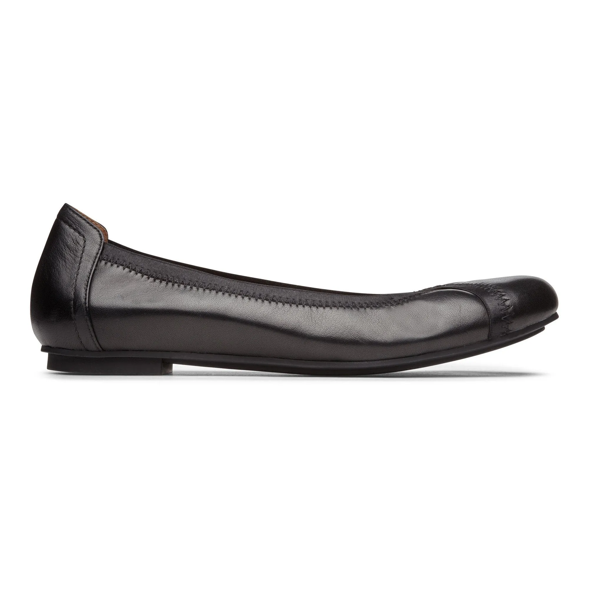 VIONIC CAROLL FLAT BLACK MEDIUM AND WIDE