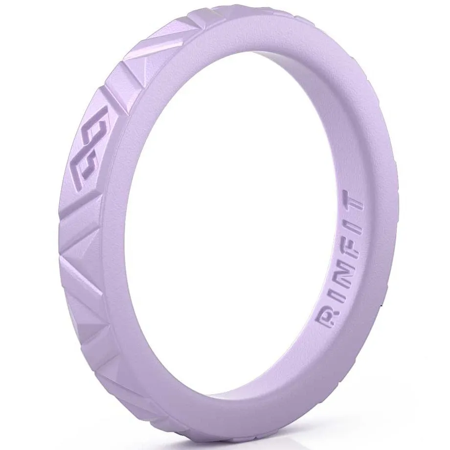 Women's Infinity Silicone Stackable Rings. Stylish Design, Comfortable & Durable Wedding Band