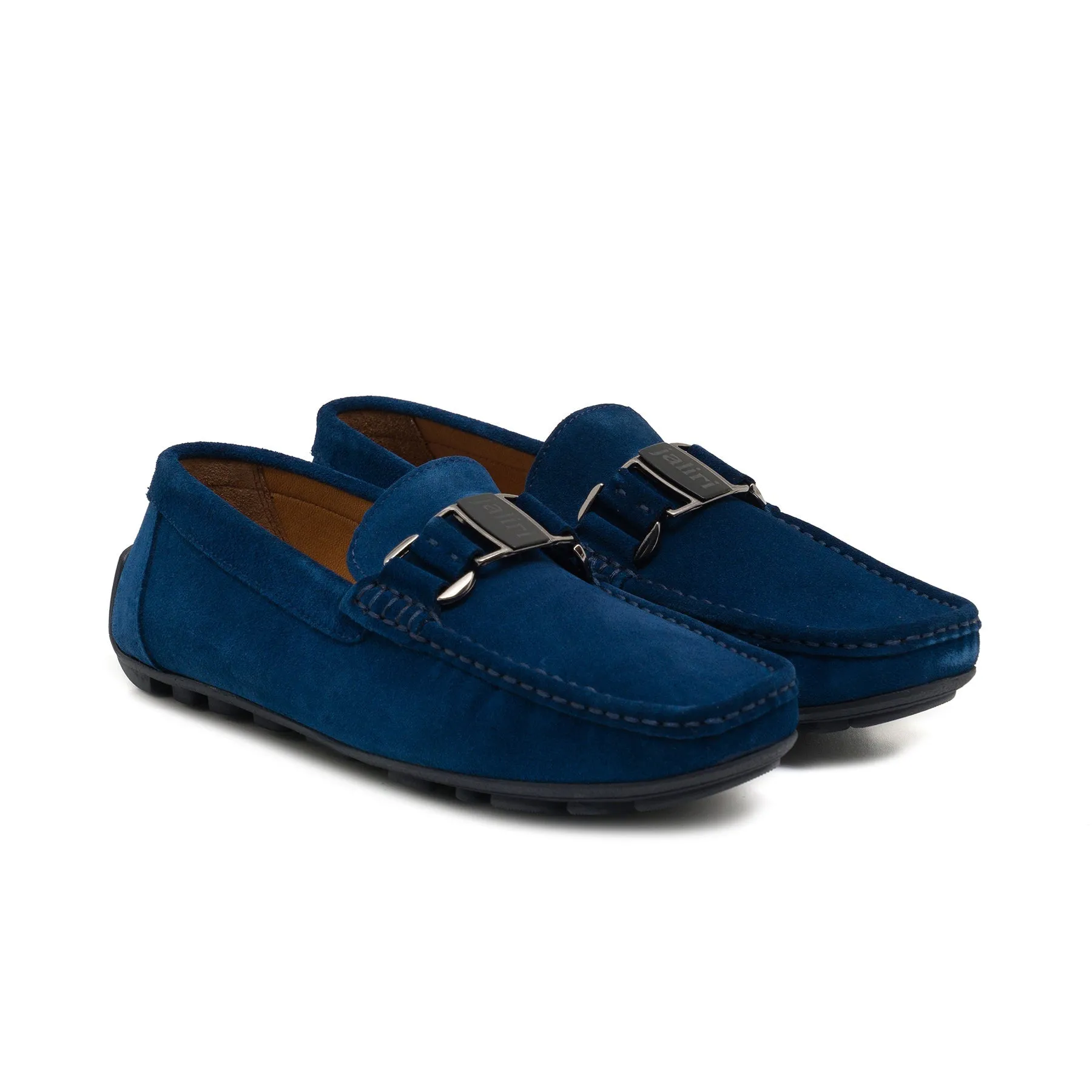 Zale Blue Suede Loafer